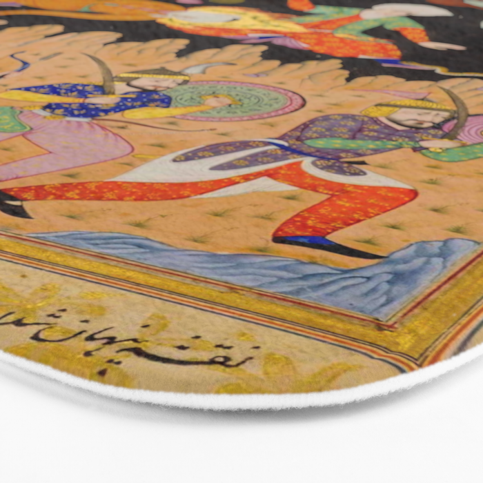 Sleeping in the hidden cave Islamic Antique Art  Bath Mat Gallery Image 3