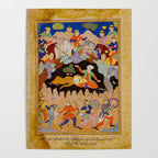 Sleeping in the hidden cave Islamic Antique Art  Poster Gallery Image 4
