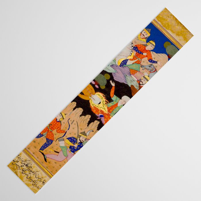 Sleeping in the hidden cave Islamic Antique Art  Table Runner Gallery Image 3