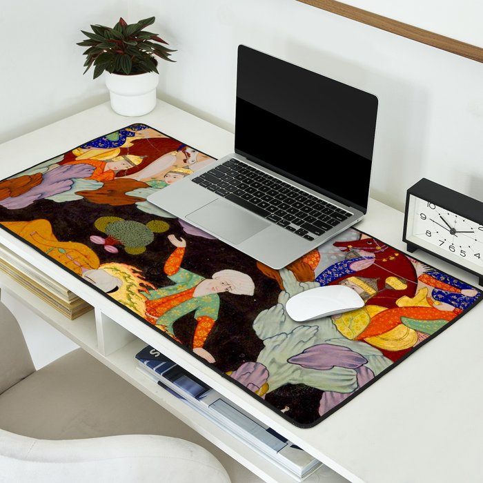 Sleeping in the hidden cave Islamic Antique Art  Desk Mat Gallery Image 2