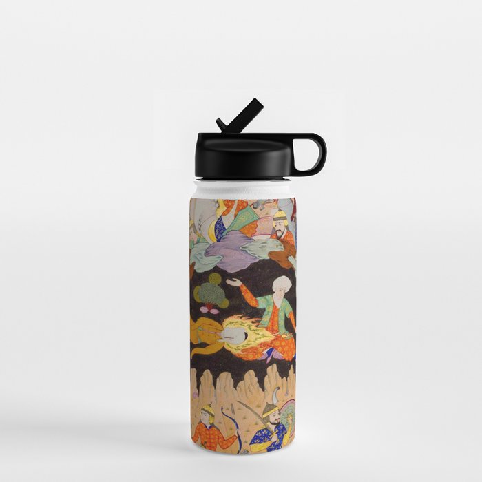 Sleeping in the hidden cave Islamic Antique Art  Water Bottle Gallery Image 1
