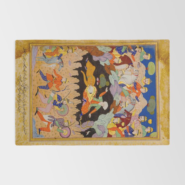 Sleeping in the hidden cave Islamic Antique Art  Rug Gallery Image 2