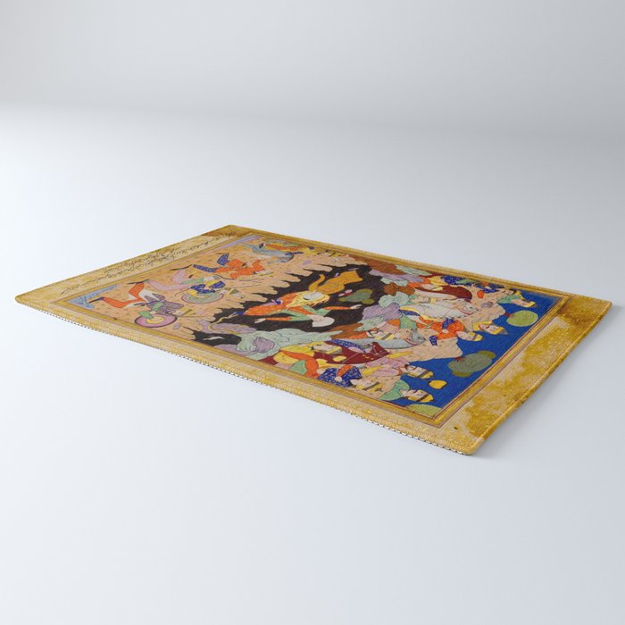 Sleeping in the hidden cave Islamic Antique Art  Rug Gallery Image 3