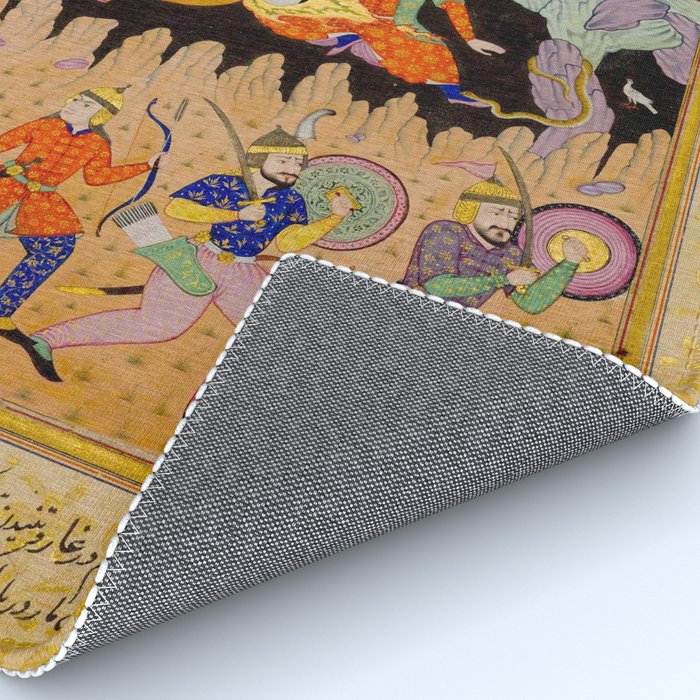 Sleeping in the hidden cave Islamic Antique Art  Rug Gallery Image 4