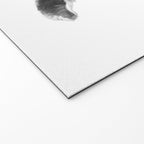 Sneaky Llama Black and White Welcome Mat Gallery Image 2