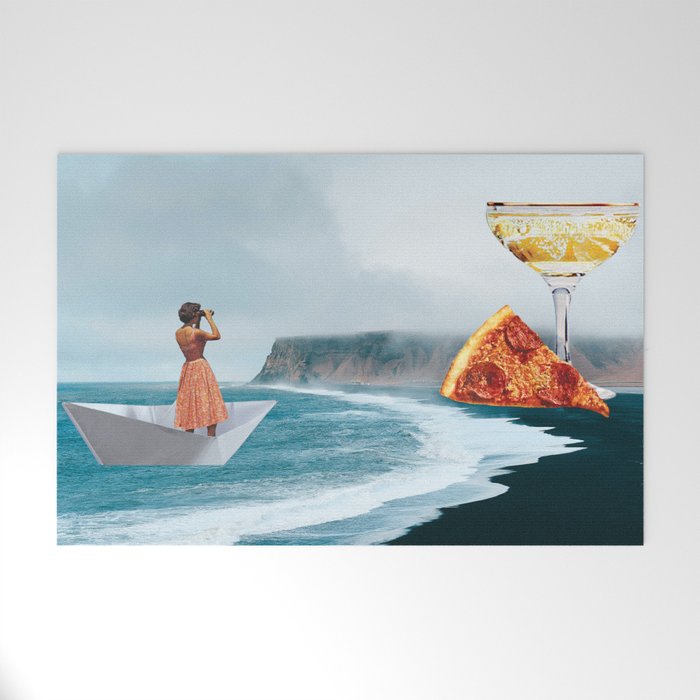 Sighting (Champagne & Pizza) Welcome Mat Gallery Image 1