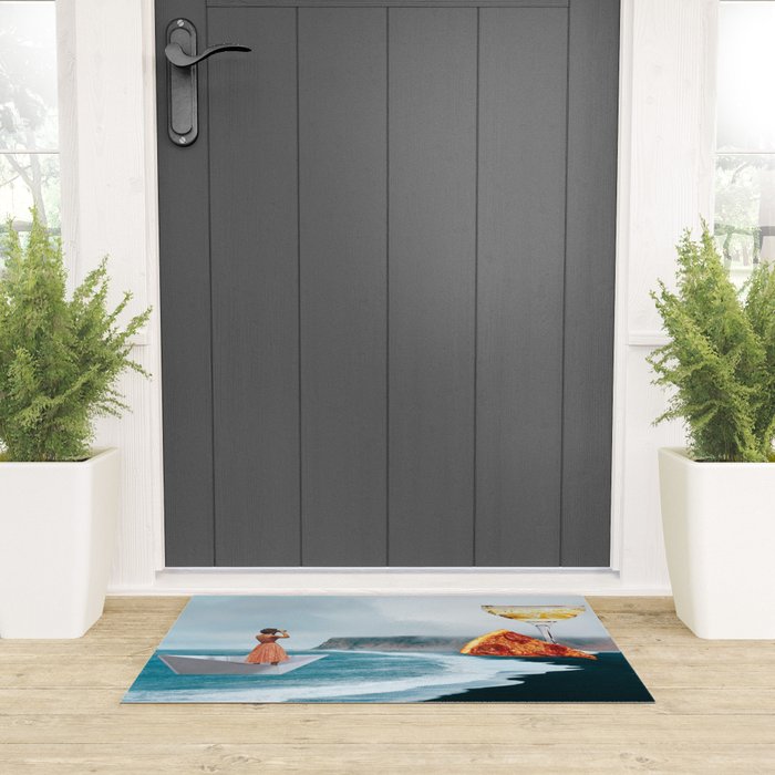 Sighting (Champagne & Pizza) Welcome Mat Gallery Image 3