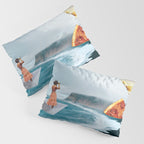 Sighting (Champagne & Pizza) Pillow Sham Gallery Image 3