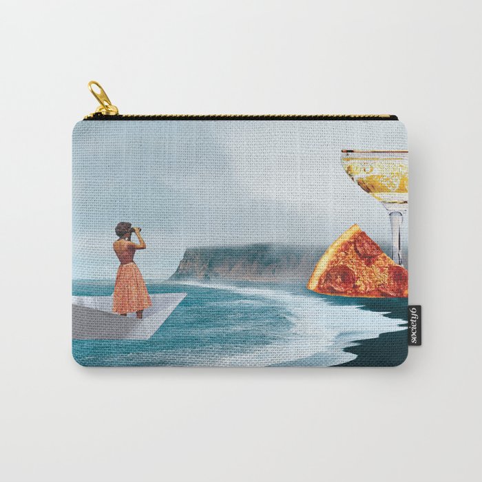 Sighting (Champagne & Pizza) Carry All Pouch Gallery Image 1