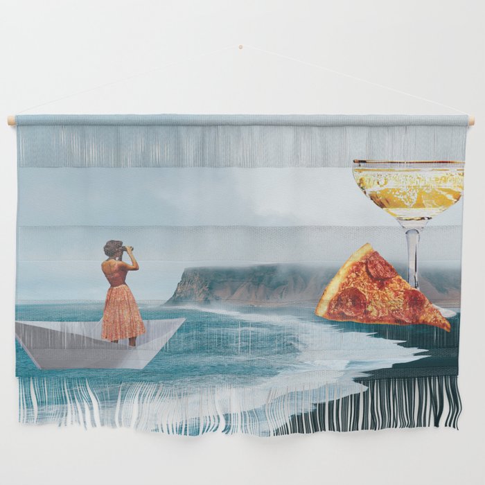 Sighting (Champagne & Pizza) Wall Hanging Gallery Image 1
