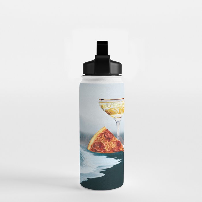 Sighting (Champagne & Pizza) Water Bottle Gallery Image 2