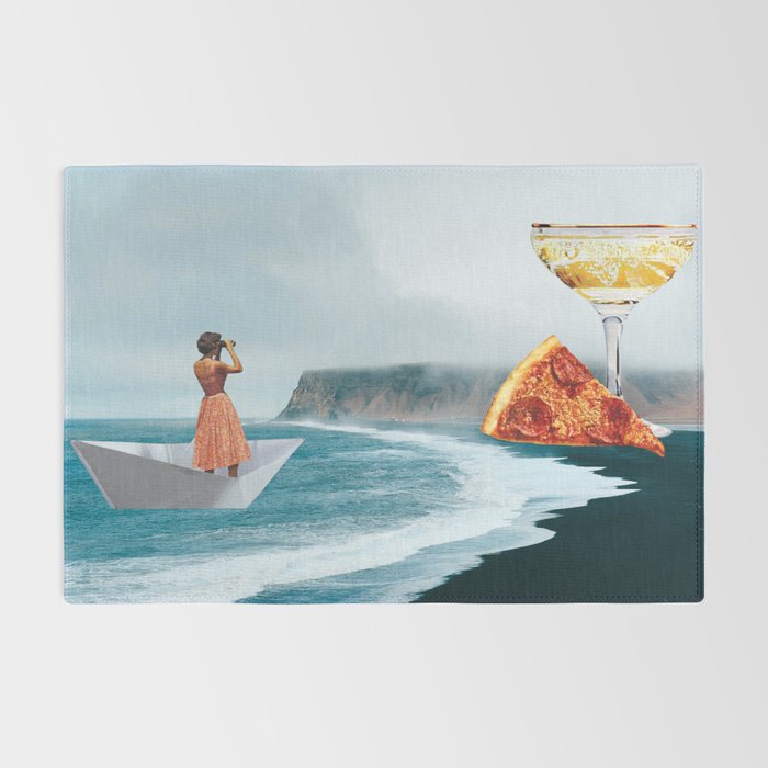 Sighting (Champagne & Pizza) Rug Gallery Image 2