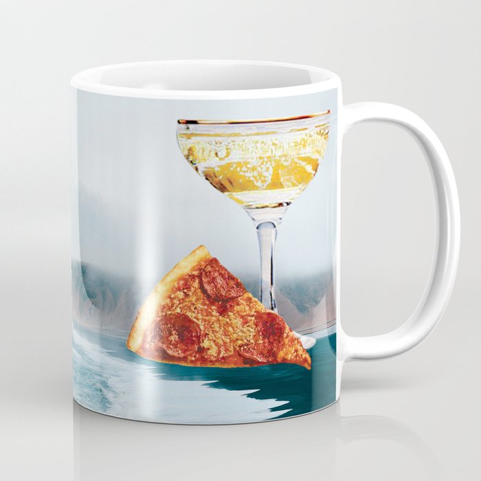 Sighting (Champagne & Pizza) Coffee Mug Gallery Image 1