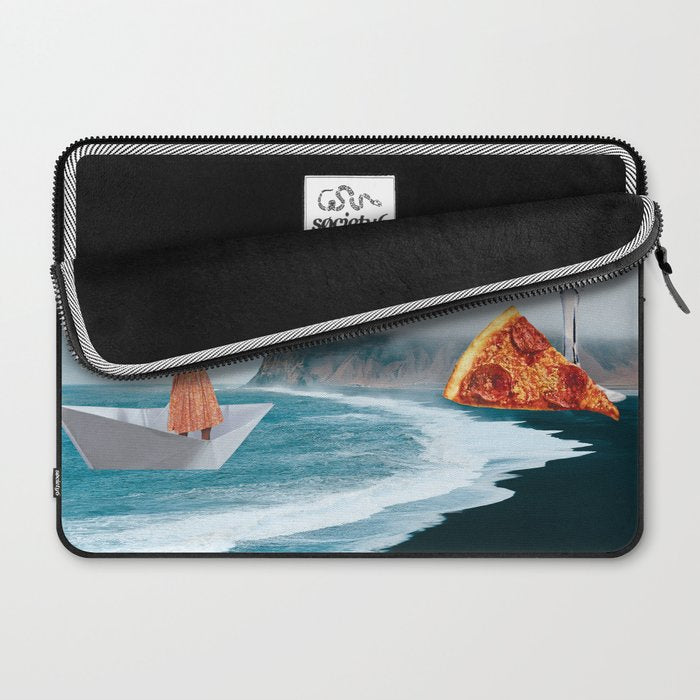 Sighting (Champagne & Pizza) Laptop Sleeve Gallery Image 2