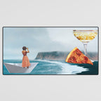 Sighting (Champagne & Pizza) Desk Mat Gallery Image 3