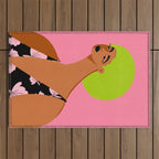 Summer Hair Vibe Outdoor Rug Gallery Image 1