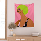 Summer Hair Vibe Wall Tapestry Gallery Image 2