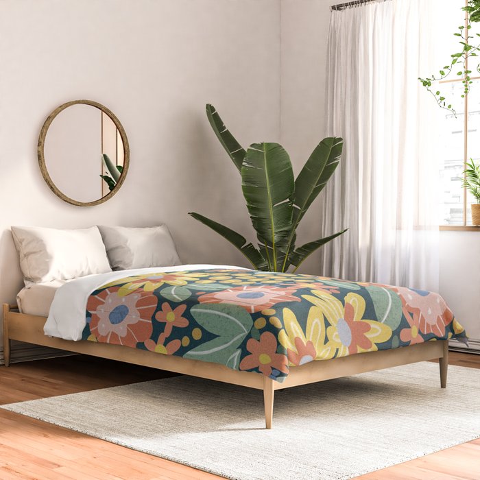 Alicia Blue Pattern Comforter Gallery Image 2