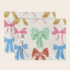 Holiday colorful bows Placemat Gallery Image 1
