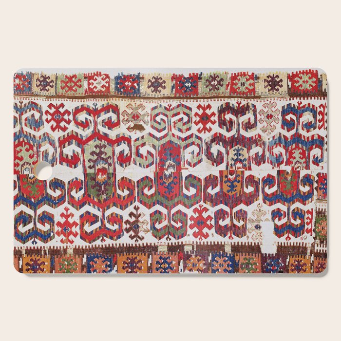 Saçikara Antique Tribal Turkish Kilim Cutting Board Gallery Image 1
