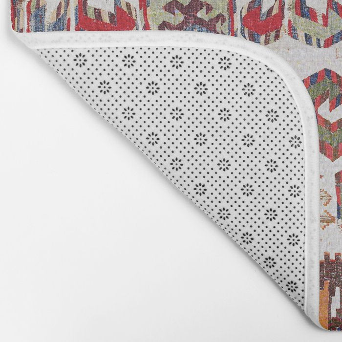Saçikara Antique Tribal Turkish Kilim Bath Mat Gallery Image 2