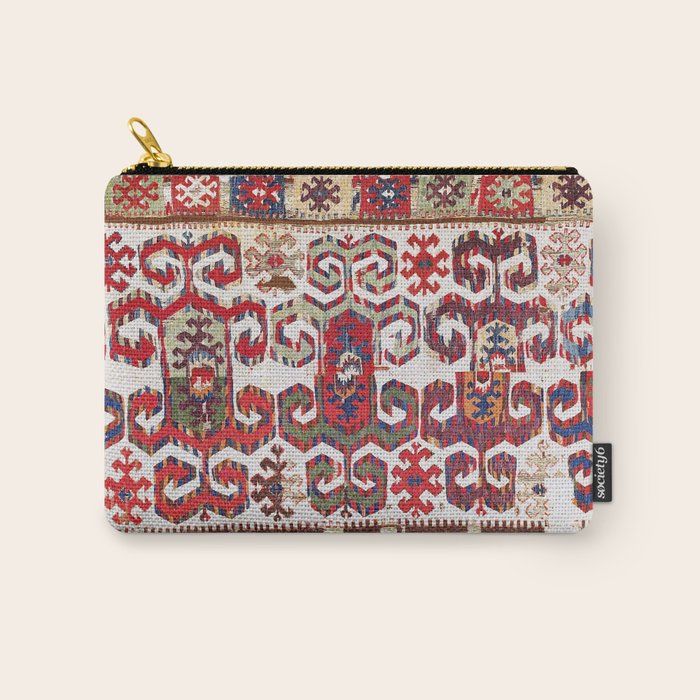 Saçikara Antique Tribal Turkish Kilim Carry All Pouch Gallery Image 1