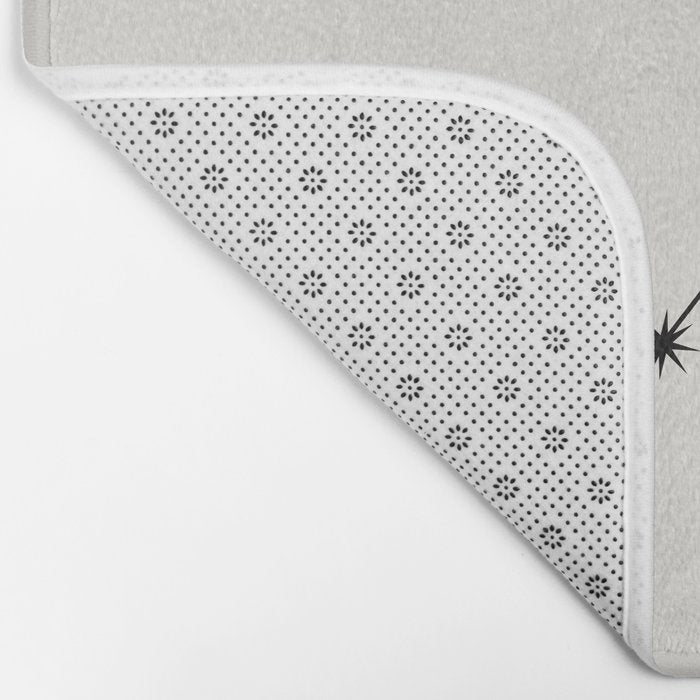 Scorpio Zodiac Star Constellation Line Art White Bath Mat Gallery Image 2