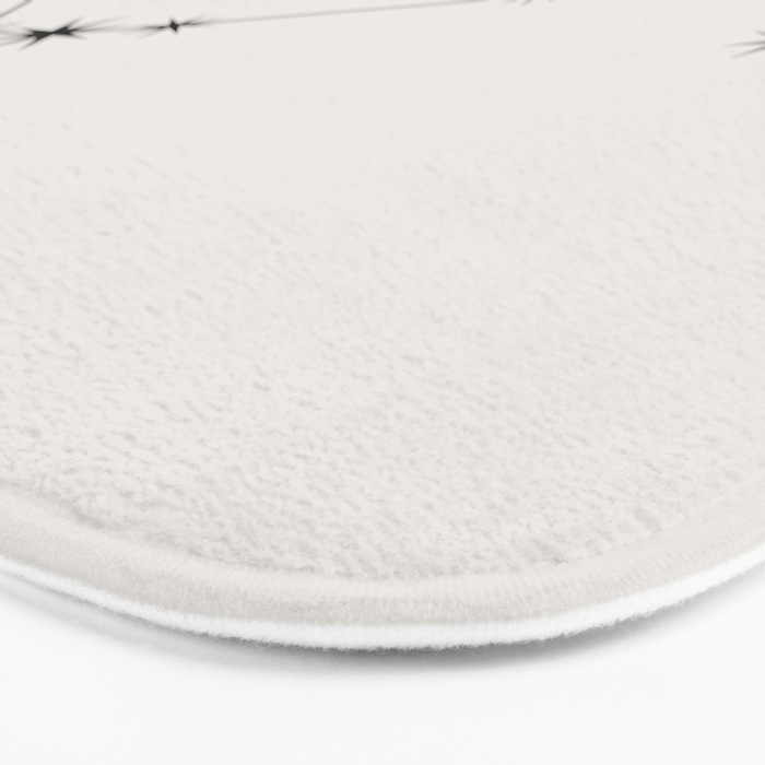 Scorpio Zodiac Star Constellation Line Art White Bath Mat Gallery Image 3