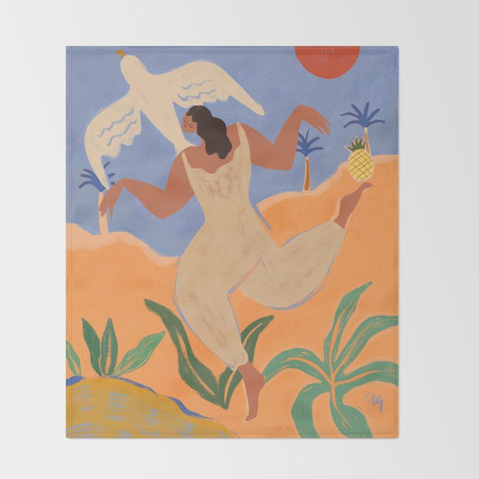 The Free Bird Throw Blanket Gallery Image 2