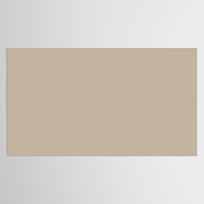 Oat Beige Solid Color Tablecloth Gallery Image 2