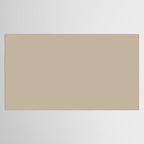 Oat Beige Solid Color Tablecloth Gallery Image 2