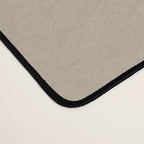 Oat Beige Solid Color Desk Mat Gallery Image 4