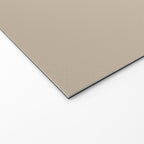 Oat Beige Solid Color Welcome Mat Gallery Image 2
