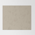 Oat Beige Solid Color Throw Blanket Gallery Image 2