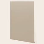 Oat Beige Solid Color Wallpaper Gallery Image 2