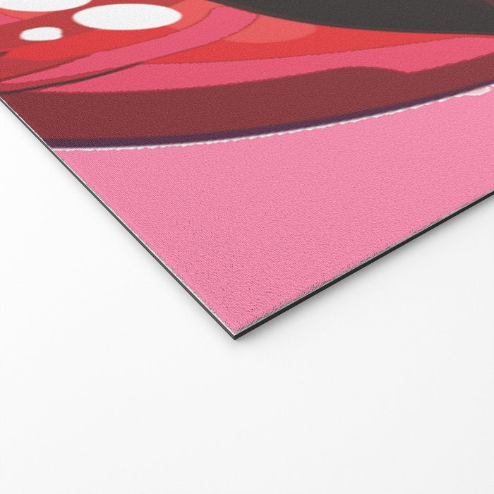 Red Lips with Heart Welcome Mat Gallery Image 2