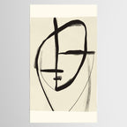 Modern Abstract Art Face 18 Tablecloth Gallery Image 2