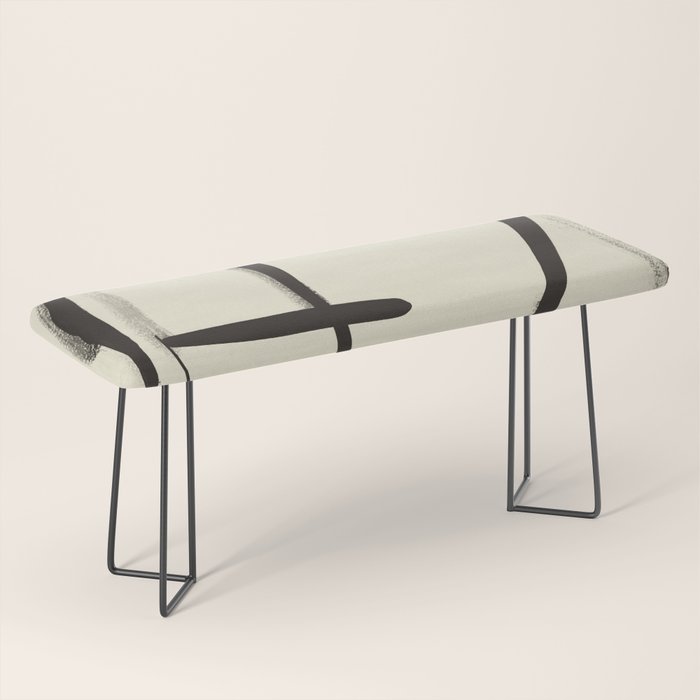 Modern Abstract Art Face 18 Bench Gallery Image 1