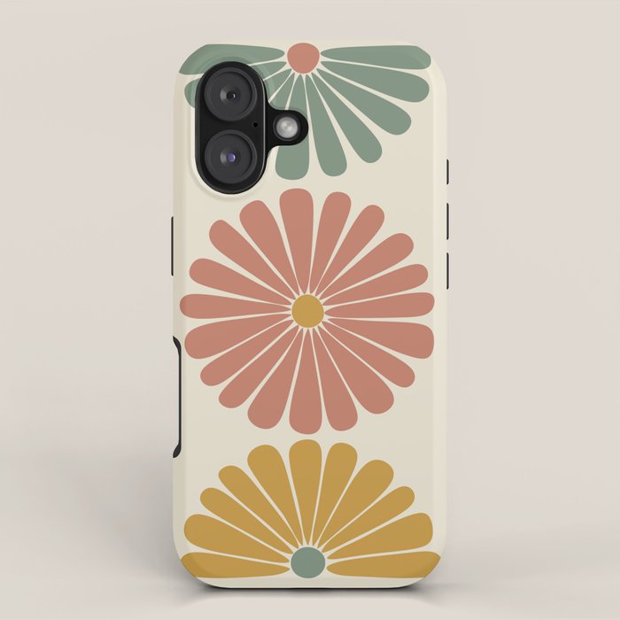 Retro Summer Daisies I iPhone Case Gallery Image 1