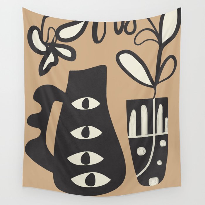 Surreal Flora 1 Wall Tapestry Gallery Image 4