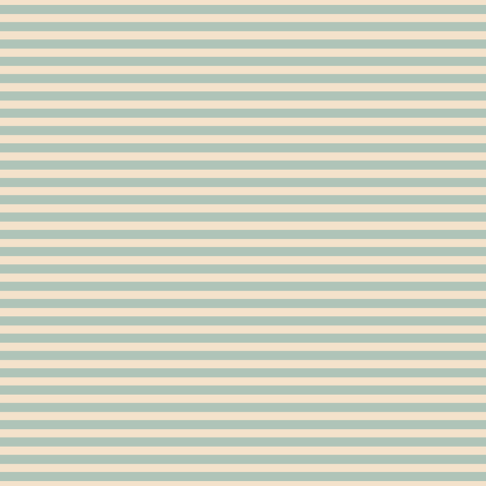 Ultra Fine Stripes Light Celadon Blue Green and Cream Horizontal Pattern Coffee Mug Gallery Image 2