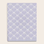 Bows & Ribbons Pattern XXXIV Pastel Lavender Purple  Notebook Gallery Image 4