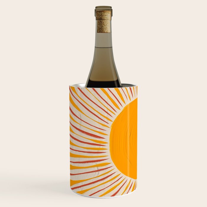 Retro Sunrise Wine Chiller Gallery Image 2