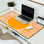 Retro Sunrise Desk Mat Gallery Image 2