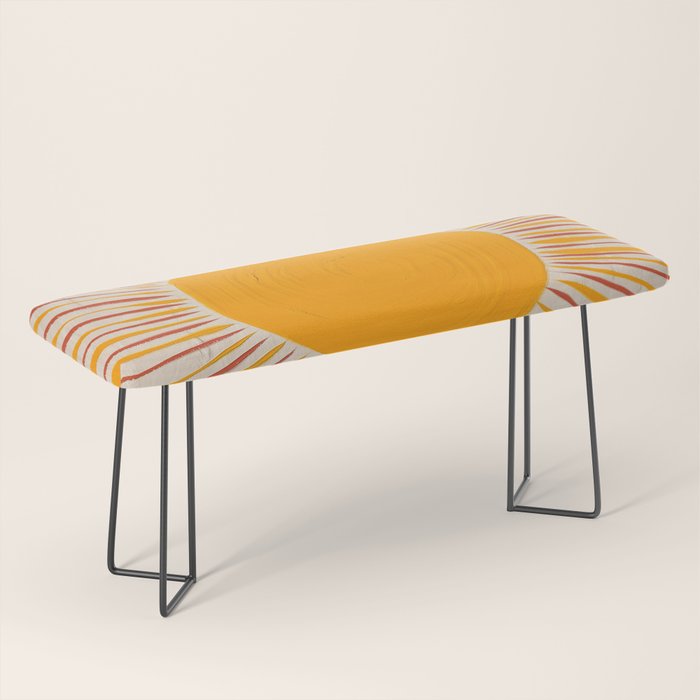 Retro Sunrise Bench Gallery Image 1