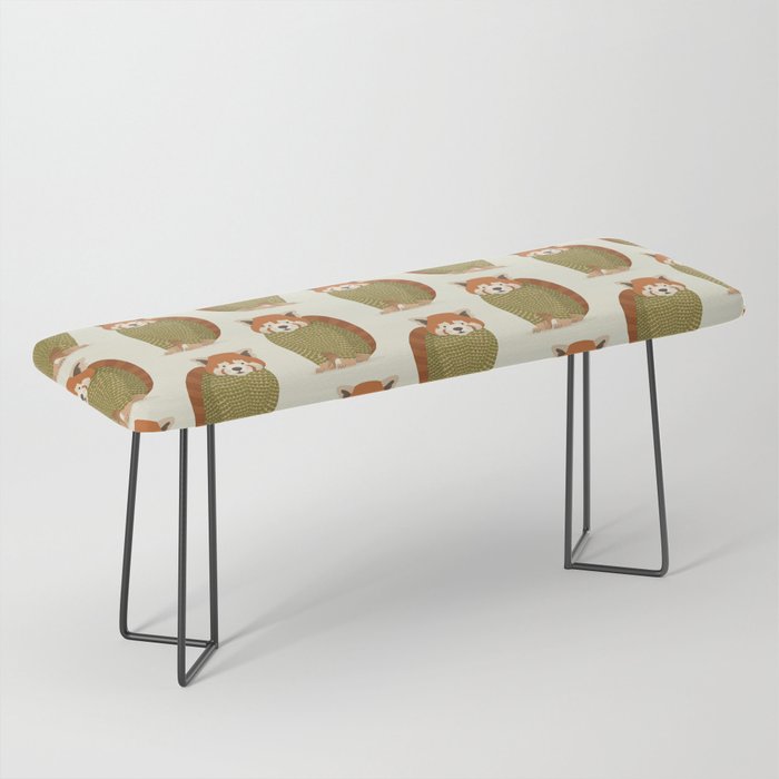 Whimsical Red Panda Bench Gallery Image 1