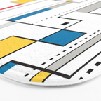 New Mondrian Design Bath Mat Gallery Image 3