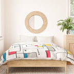New Mondrian Design Duvet Cover Gallery Image 3
