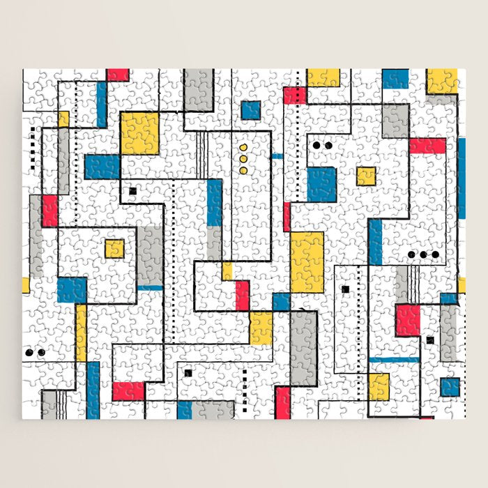 New Mondrian Design Jigsaw Puzzle Gallery Image 1