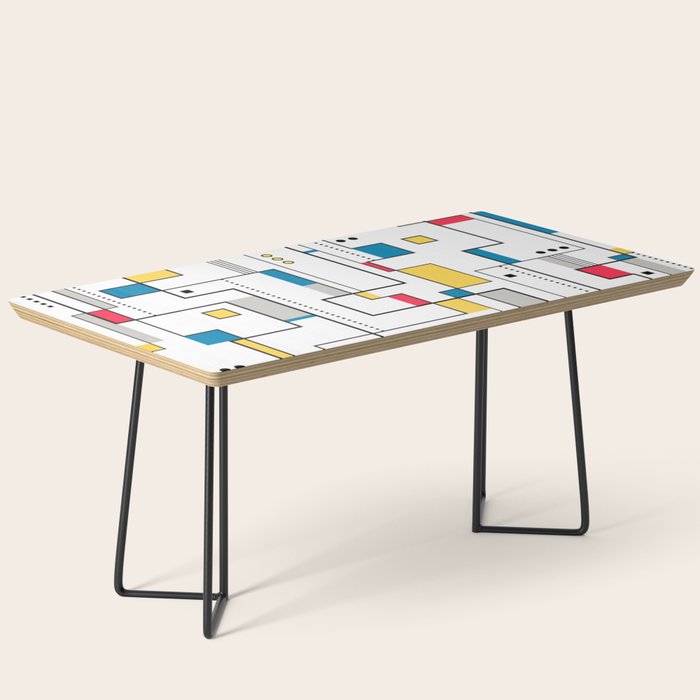 New Mondrian Design Coffee Table Gallery Image 1